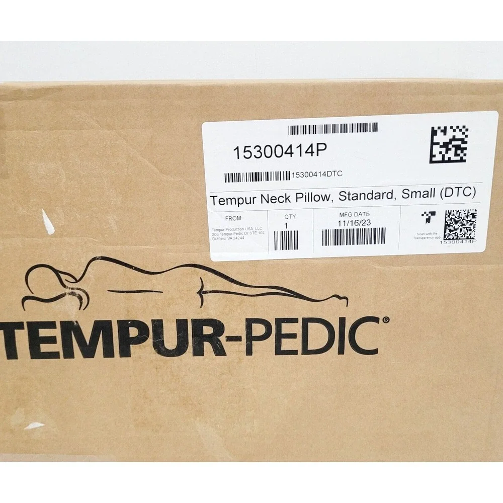 Tempur-Pedic TEMPUR-Ergo Neck Pillow Small Profile White 20